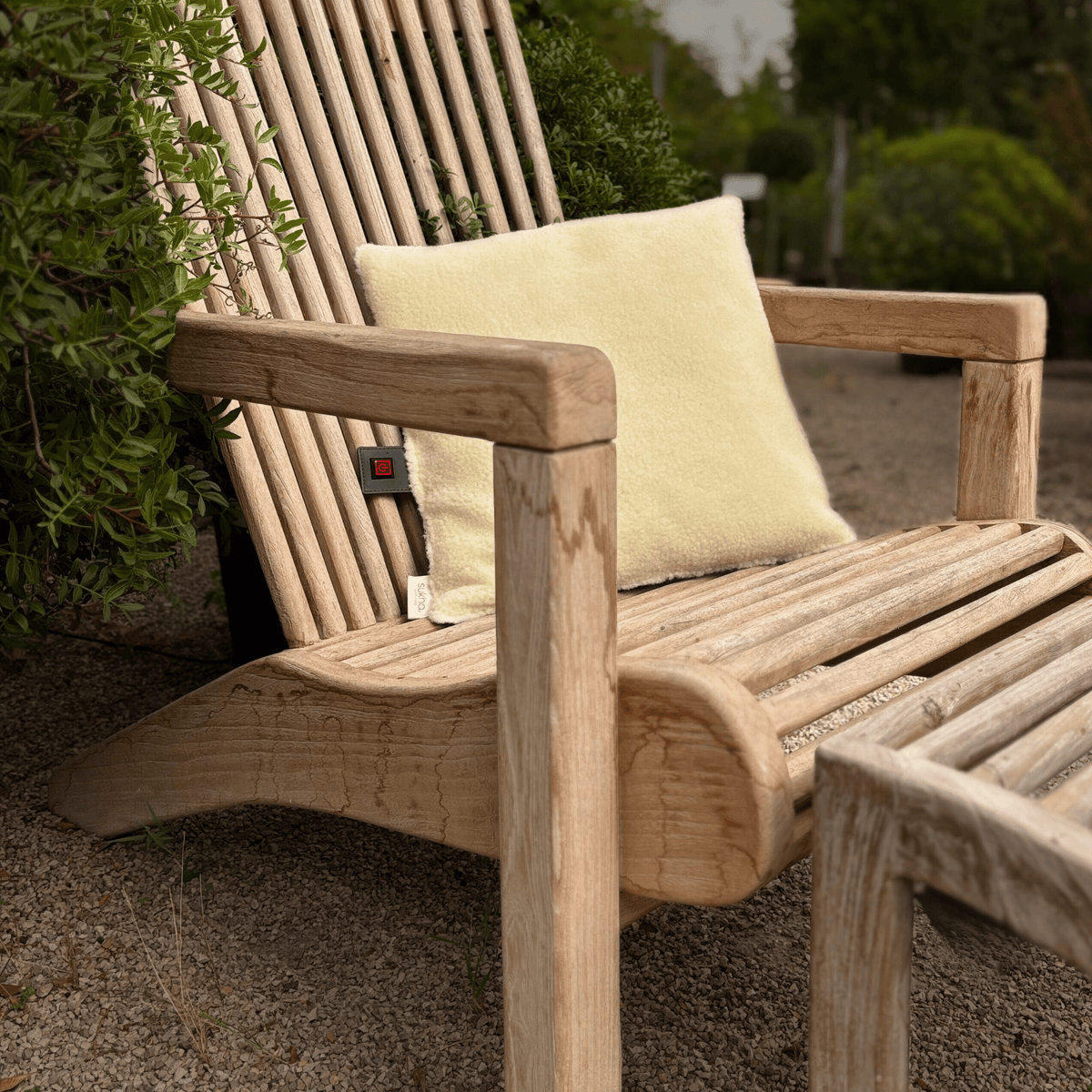 LOU, coussin chauffant sans fil en laine de brebis des Pyrénées