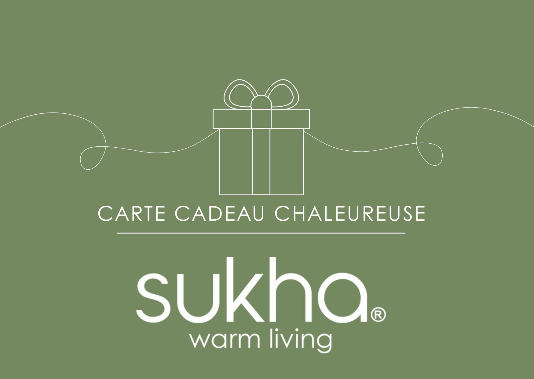 Carte cadeau chaleureuse