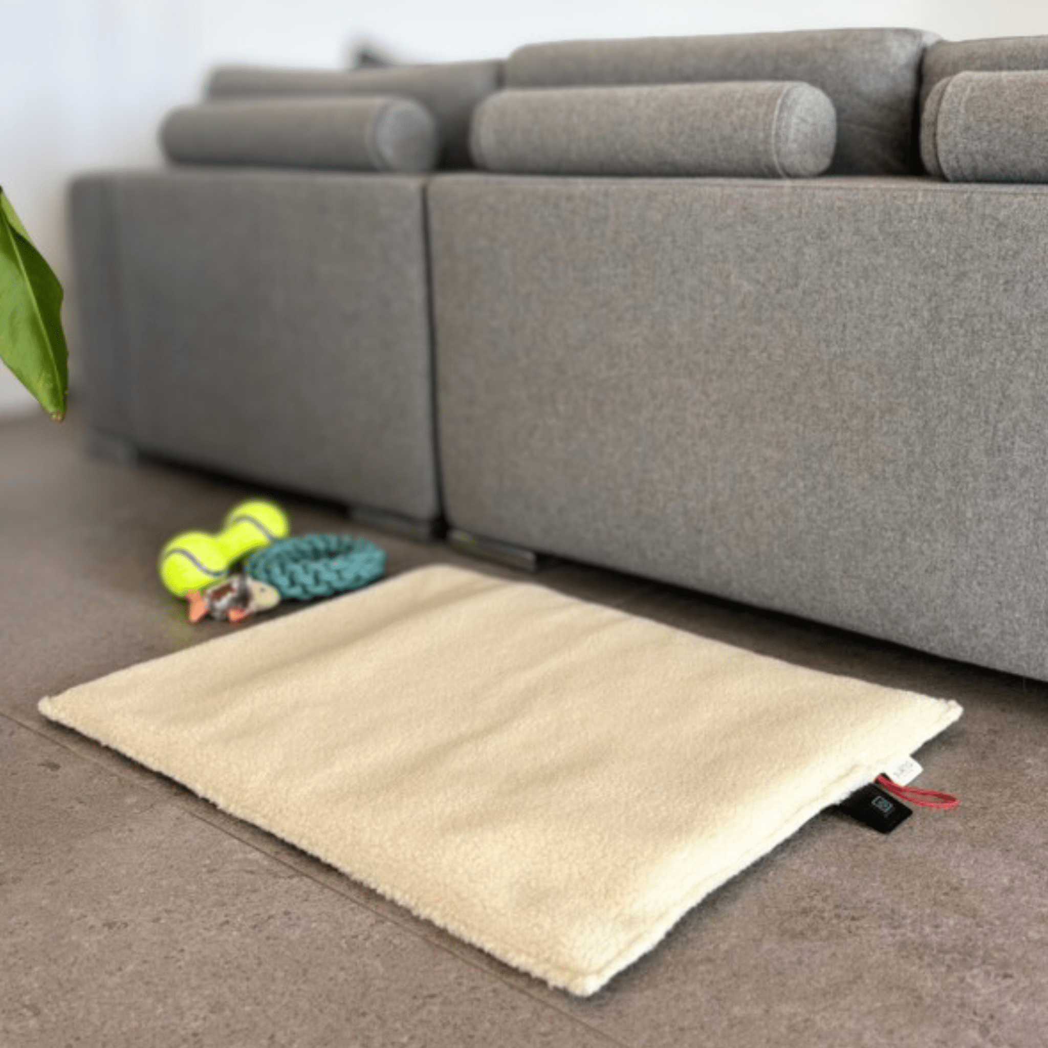 Pacha Mini - Coussin chauffant chat / petit chien - Laine de brebis Pyrénées - Sukha