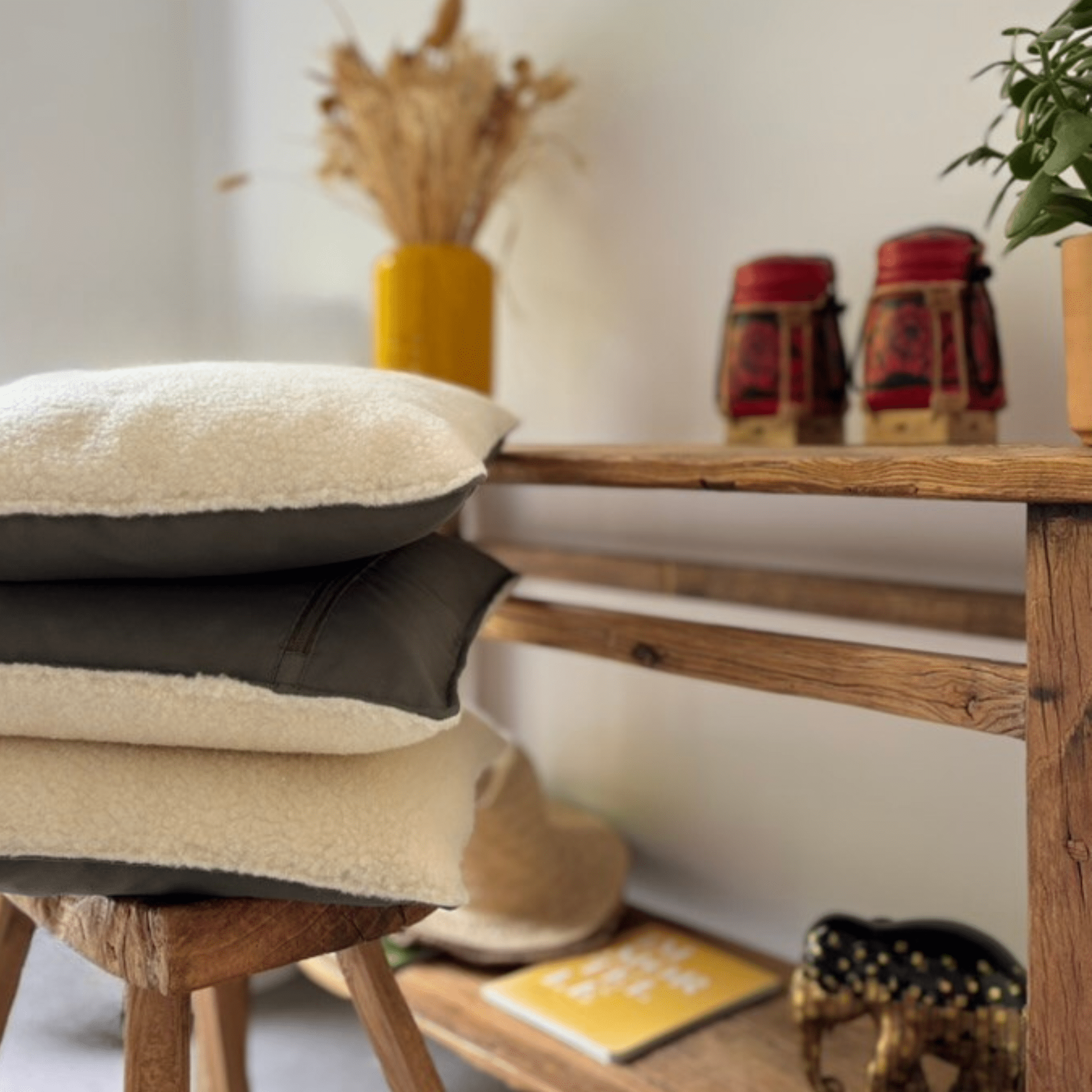 LOU - Coussin chauffant - Laine de brebis Pyrénées - Sukha